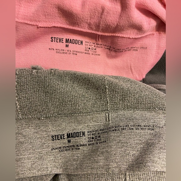 STEVE MADDEN sports bra set pink and grey (size: M) - Picture 3 of 3